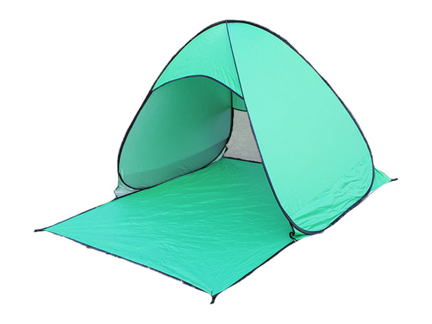 Pop-Up Beach Tent With UV 50+ Protection (Green) | Salon