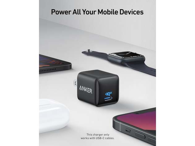Anker 511 USB-C Charger (Nano) Black