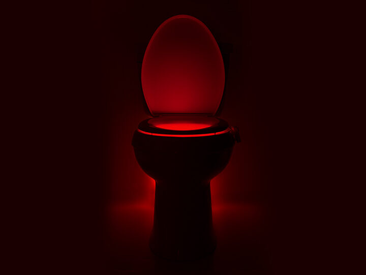 Illumibowl Germ Defense LED Motion-Sensing Toilet Night Light, 8