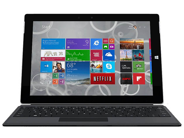 Microsoft Surface 3 Atom X7-Z8700 4GB RAM 64GB SSD - Silver (Certified Refurbished)