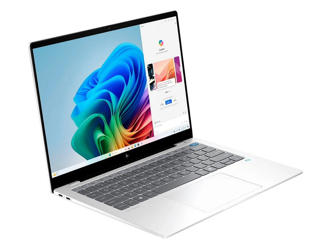 HP OmniBook X 14" Touch Laptop (2024) Snapdragon X Elite 3.4GHz 16GB RAM 512GB SSD Win11 (Certified Refurbished)