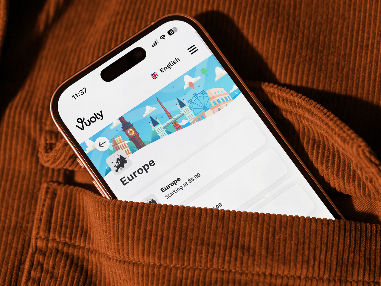 Vuoly eSim Mobile Data Plan: Asia - Unlimited/15 Days