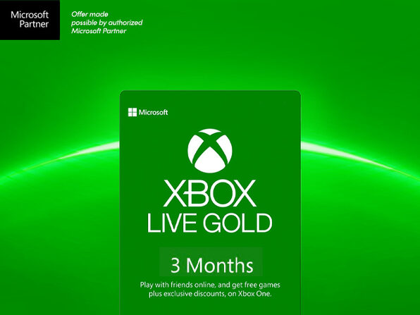Xbox Live Gold: 3-Month Subscription - Product Image
