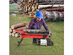 Costway 7-Ton Horizontal Electric Log Splitter Wood Cutter 2000W Motor w/ Wheels - Red