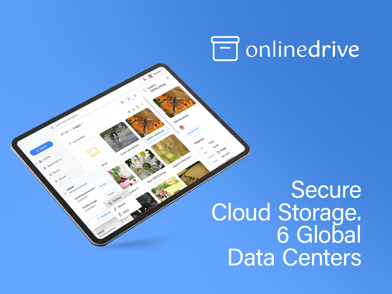 OnlineDrive Cloud Storage: Lifetime Subscription (Enterprise Plan/6TB)