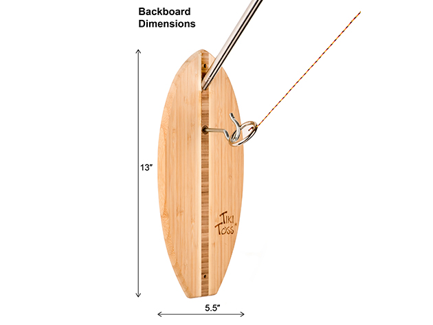 Tiki Toss Surf Deluxe: The Original Hook & Ring Game