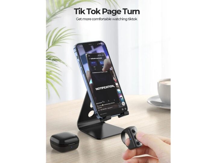 TikTok Télécommande Kindle App Page Turner, Télécommande D'enregistrement  Vidéo pour Caméra Bluetooth, Bague de Défilement TIK Tok pour IPhone, IPad,  iOS, Android - Noir : : High-Tech