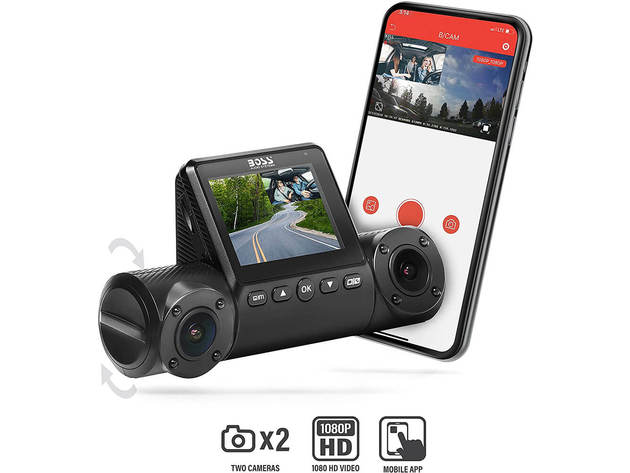 Boss Audio BCAMW80  Car Dash Cam