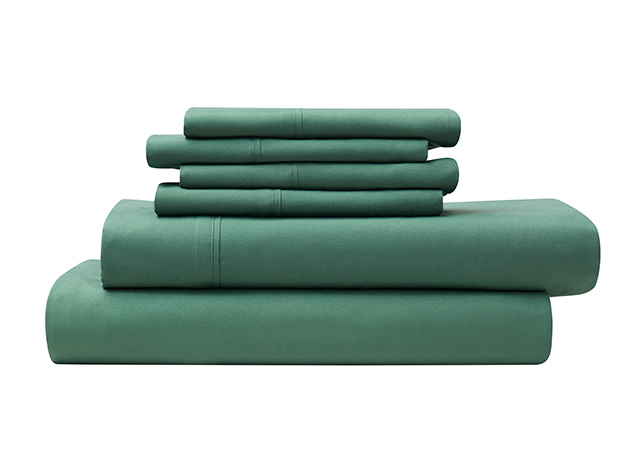 6-Piece Bamboo Comfort Luxury Sheet Set (Emerald/Full)