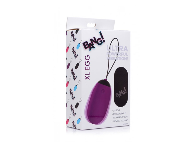 Bang XL Vibrating Egg - Purple | StackSocial