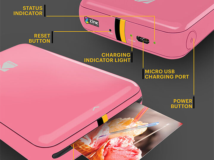 Kodak Step Instant Smartphone Photo Printer (Pink) | StackSocial