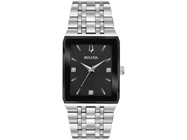 Bulova 96D145 Mens Quadra Silver Watch | theChive University
