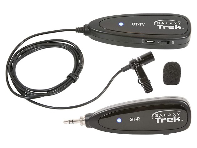 Galaxy Audio Lavalier Headset Microphone Wireless Transmission 2X2X5 GT-VX-Black (Like New, Open Retail Box)