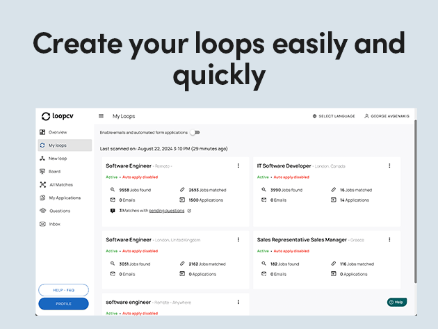 LoopCV Premium Plan: Lifetime Subscription