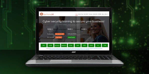 CyberSecurity Training 1 Year Subscription - Product Image