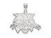 NCAA 14k White Gold Ohio U. Large Pendant