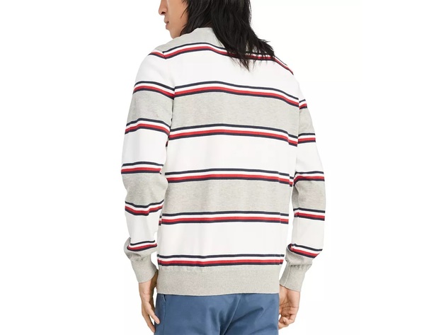 Weatherproof Vintage Men's Fisherman Toggle Shawl Neck Sweater Red Size Medium