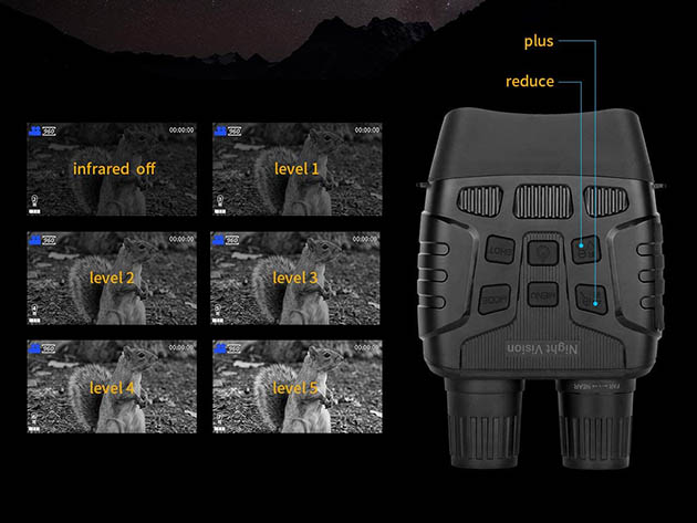 Double Barrel Digital Night Vision Binoculars