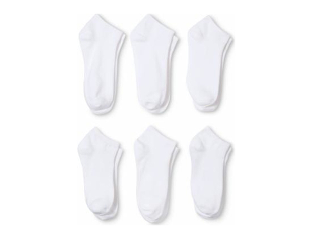 Mechaly Cotton Ankle Socks Low Cut, Men and Women Socks - 20 Pack - White