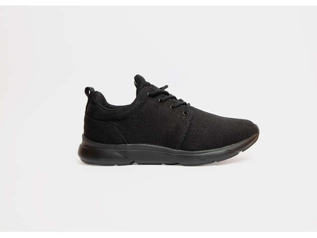 Explorer V2 Hemp Sneakers for Women Full Black - US W 10 | Raw Story Shop