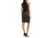 Vince Camuto Women's Halter Neck Geo Embellished Blouson Dress Black Size 4"