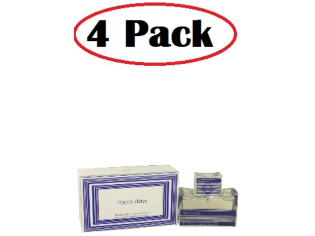 4 Pack of Tokyo Days by Masaki Matsushima Eau De Parfum Spray 2.7 oz