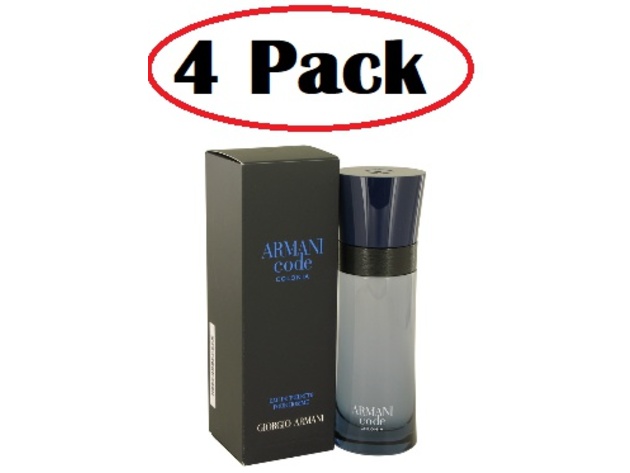 4 Pack of Armani Code Colonia by Giorgio Armani Eau De Toilette Spray 2.5 oz