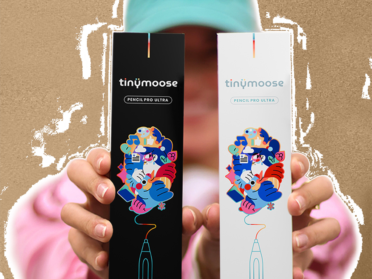 Tinymoose Pencil Pro Ultra Stylus with Smart Switch™ for iOS & Android (Black)