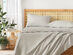 4-Piece Pre-Washed Microfiber Sheet Set (Grey/King)