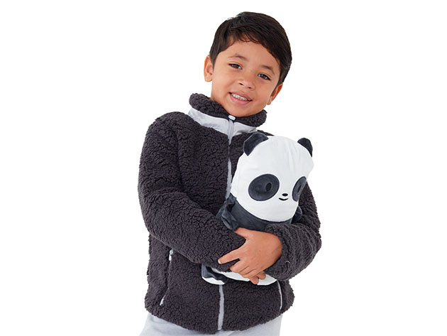 Cubcoats Papo the Panda Sherpa Jacket for Kids (US Size 8)