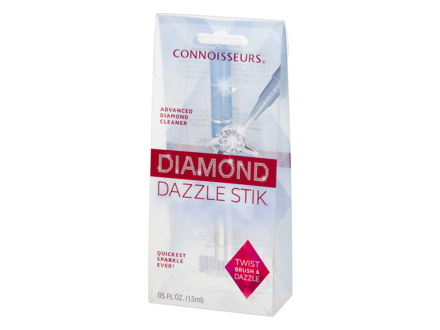 Connoisseurs Jewelry Cleaner Diamond Dazzle Stik Jewelry Watch Polisher Pen, 0.058 oz (1.7 ml) (New Open Box)