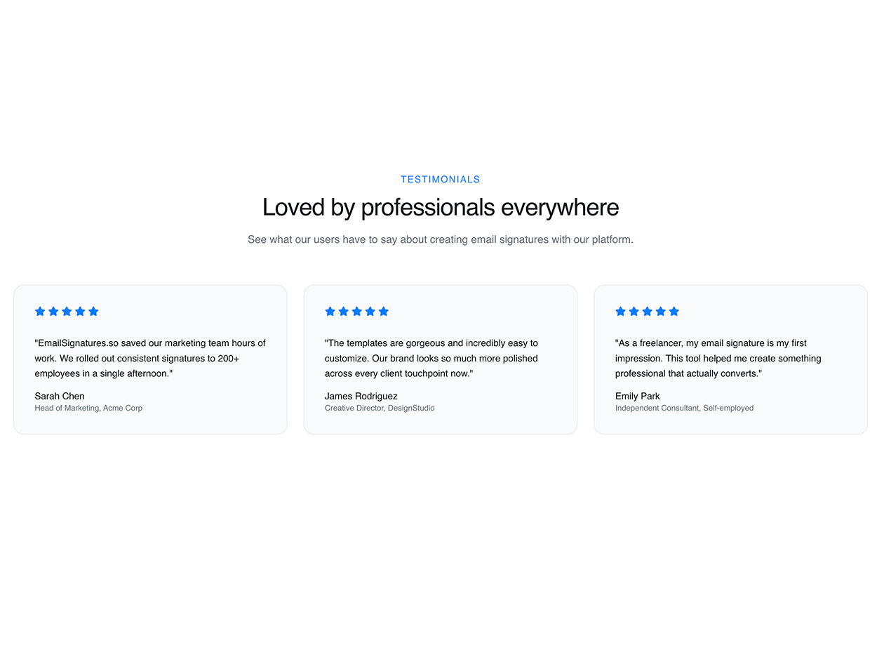 EmailSignatures: Lifetime Subscription