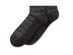 Perry Ellis Men's Textured Striped Dress Socks Black Size Regular