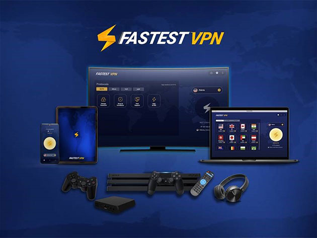 FastestVPN: Lifetime Subscription (2 Devices)