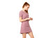 Kyodan  Womens Jersey Short-Sleeve T-Shirt Dress Casual Dress - Large / Rose Heather