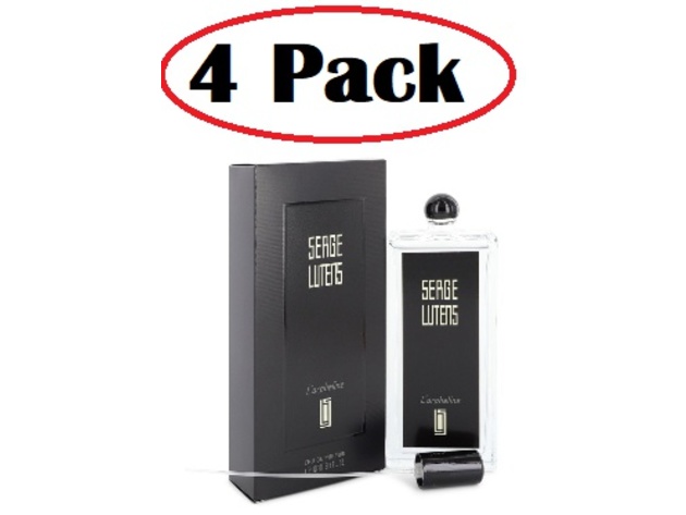 4 Pack of L'orpheline by Serge Lutens Eau De Parfum Spray (Unisex) 3.3 oz