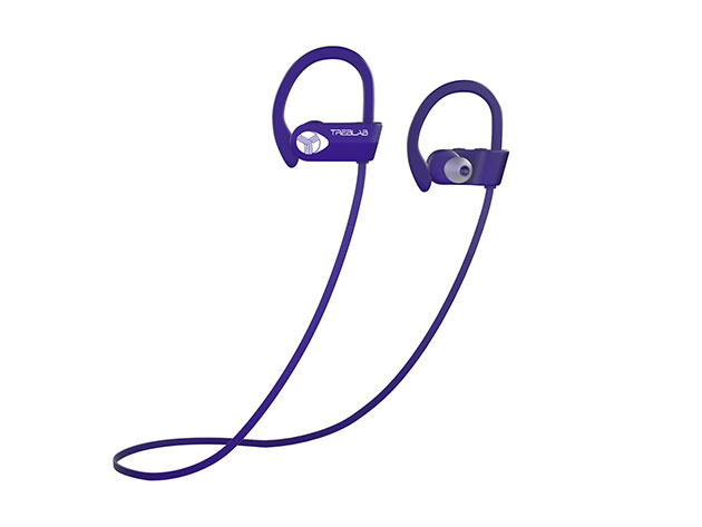 TREBLAB XR500 Wireless Sports Earbuds (Purple)