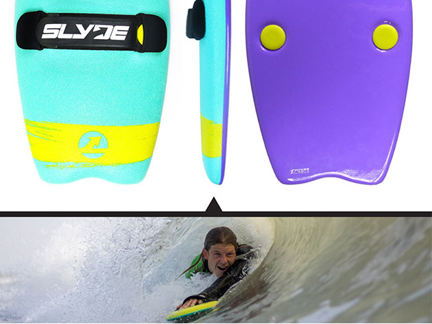Slyde Handboards Grom Soft Top (Turquoise & Purple)