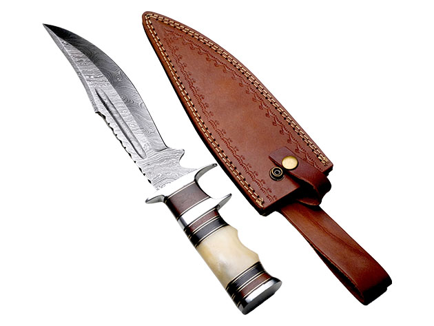 Sub-Hilt Bowie Clip Point Knife