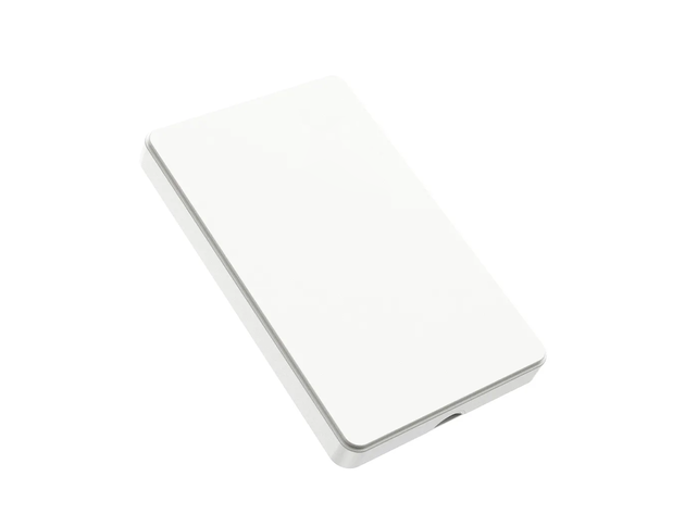 Slim Portable USB 3.0 External Hard Drive - 500GB  (White)