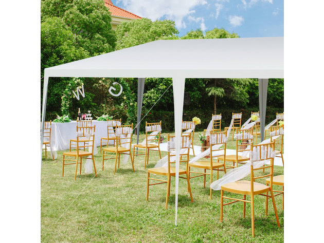 Costway 10'x20' Outdoor Party Wedding Tent Heavy Duty Canopy Pavilion - White