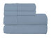 Soft Home 1800 Series Solid Microfiber Ultra Soft Sheet Set (Dusty Blue/Queen)