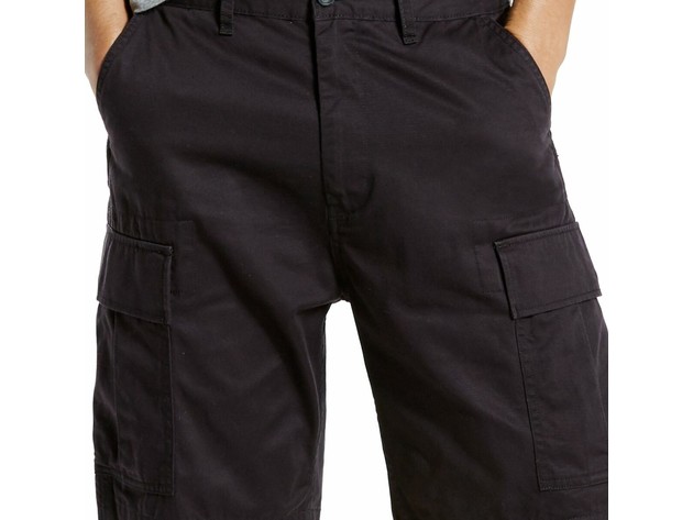 Levi's Men's Carrier Loose-Fit Cargo Shorts Black Size 44 Regular |  StackSocial