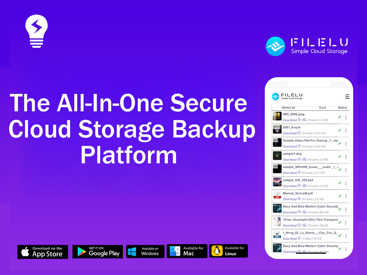 FileLu Cloud Storage Premium Plan: Lifetime Subscription (2TB)