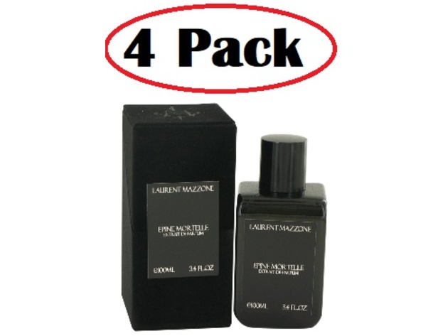 4 Pack of Epine Mortelle by Laurent Mazzone Extrait De Parfum Spray 3.4 oz