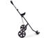 Costway Folding 2 Wheel Push Pull Golf Club Cart Trolley Swivel w/Scoreboard Lightweight - Black