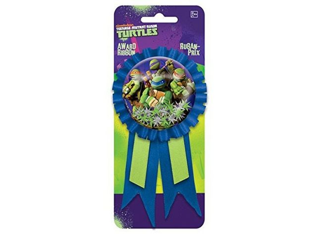 Party Favors - Ninja Turtles TMNT - Confetti Award Ribbon - 1pc