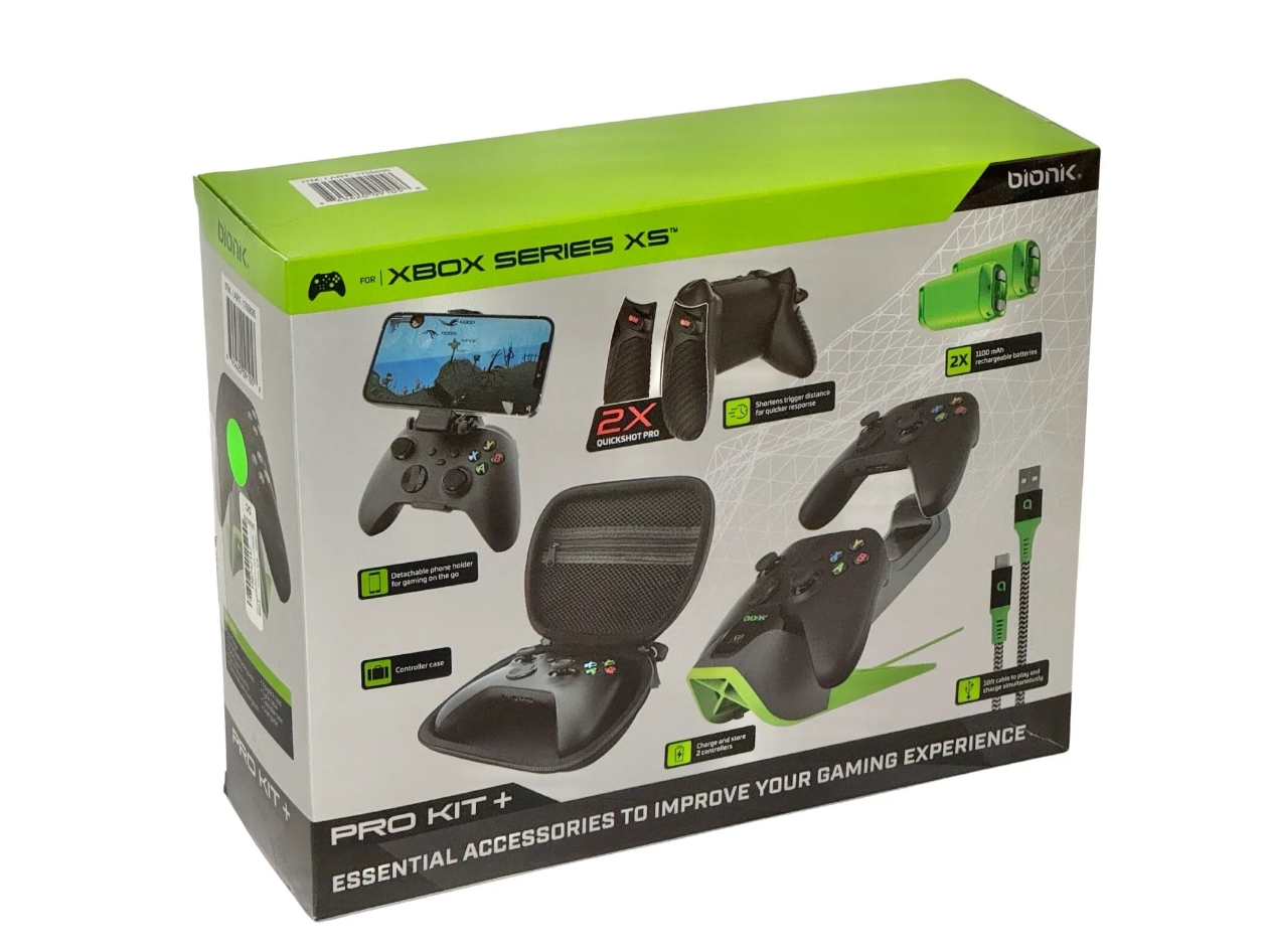 Bionik® Pro Kit+ Essential Gaming Accessories for Xbox Series X/S 