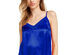 1.State Women's Chiffon Inset Floral Jacquard Camisole Top Blue Size Medium