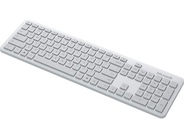 Microsoft - Wireless Bluetooth Mechanical Keyboard and Mouse Bundle - Glacier